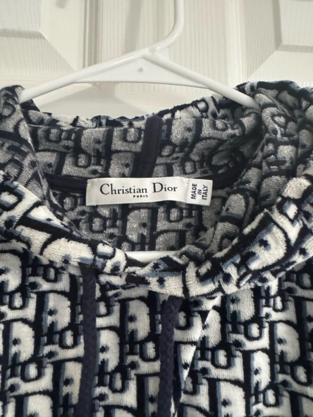 Authentic Dior Blue Oblique Monogram Hoodie and Short set - Picture 3 of 6